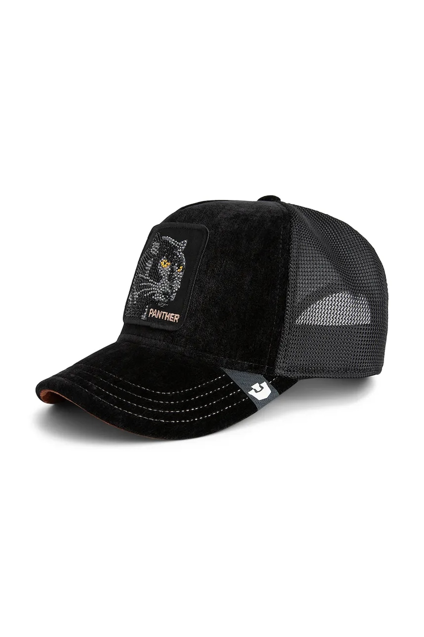 Goorin Bros șapcă Iced Panther culoarea negru, 101-2305