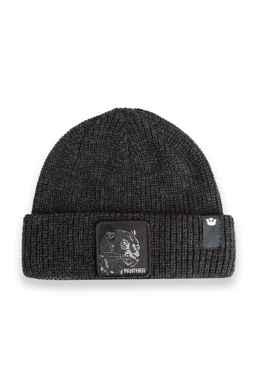 Goorin Bros căciulă The Panther Beanie culoarea negru, 107-2489