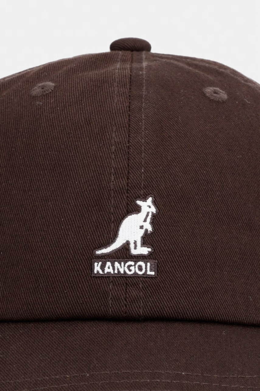 Kangol čiapka so šiltom bavlnená WASHED BASEBALL