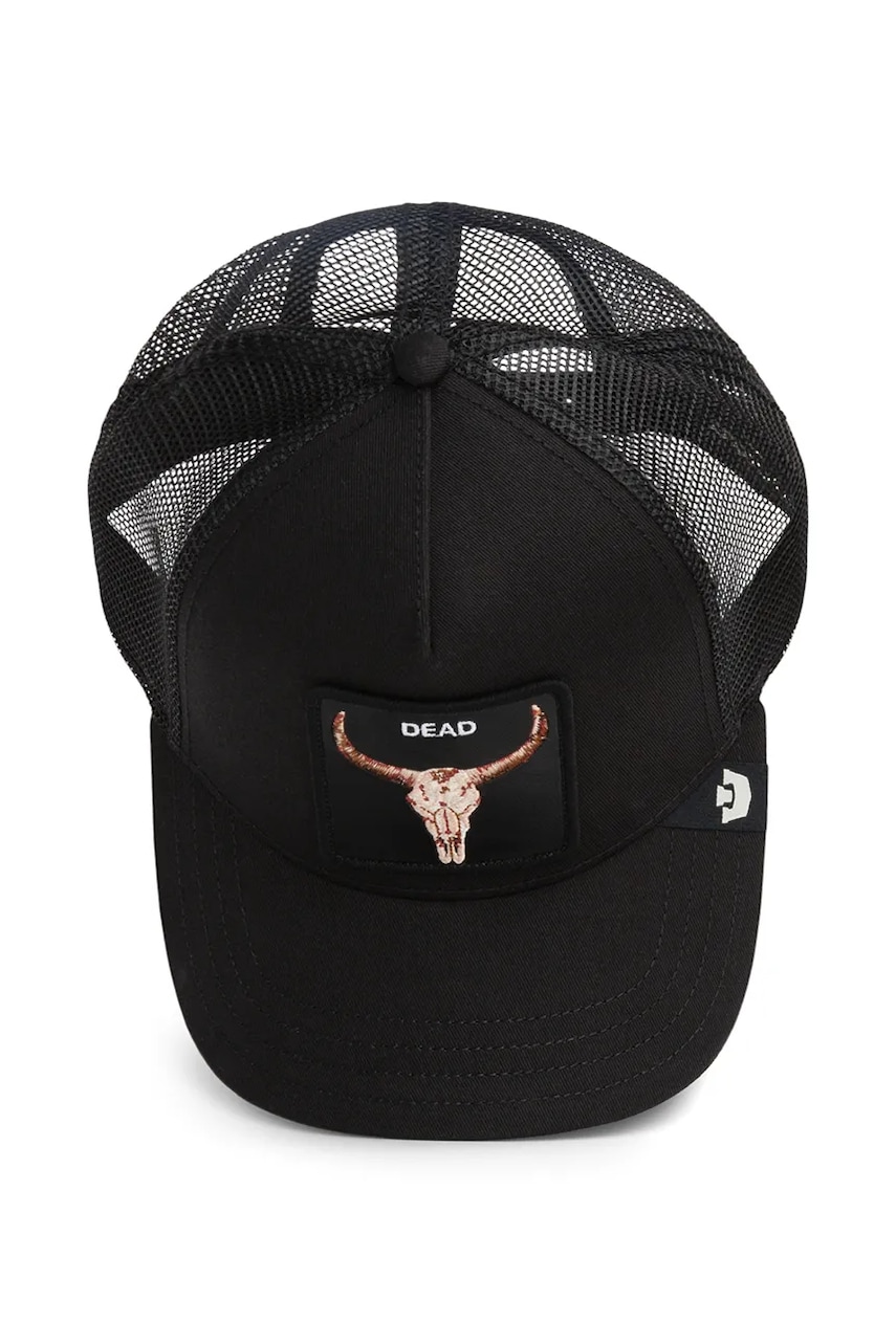 Goorin Bros čiapka so šiltom pánska bavlnená Dead Skull Trucker