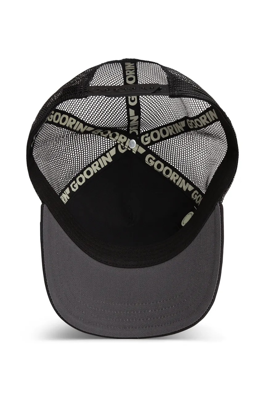 Goorin Bros čiapka so šiltom pánska bavlnená Dead Skull Trucker