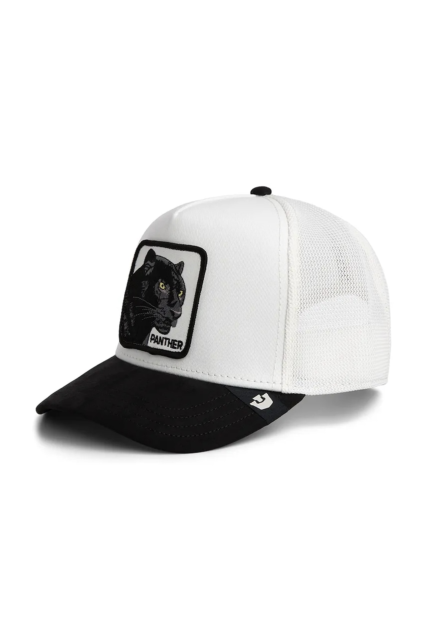 Levně Goorin Bros trucker čepice Suede Black Panther