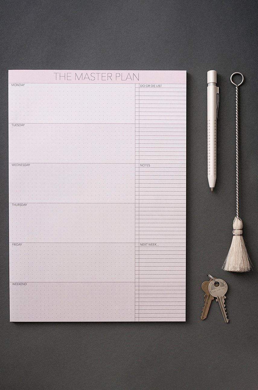 

Vissevasse Седмичен планер The Masterplan 21x30 cm, Многоцветен