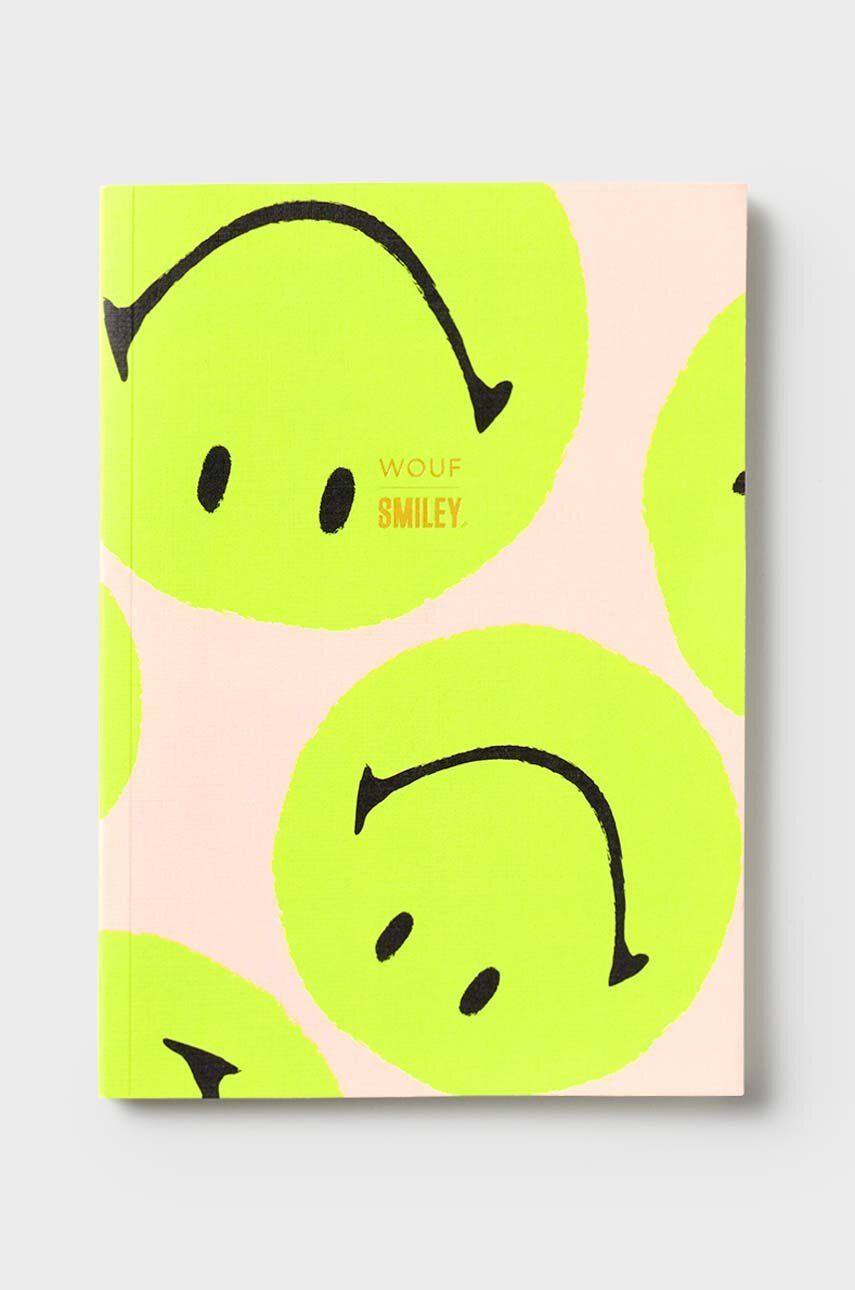 Zápisník WOUF Smiley A5 - vícebarevná -  Papír