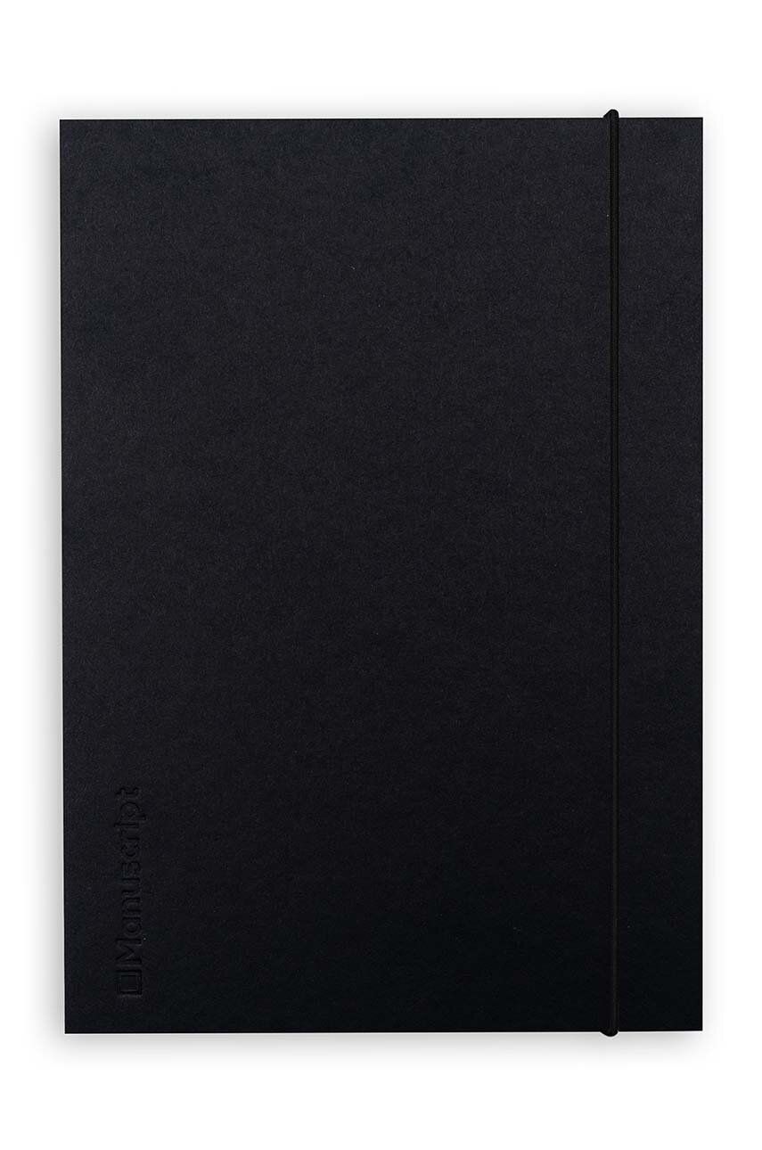 Manuscript notepad Black Plus