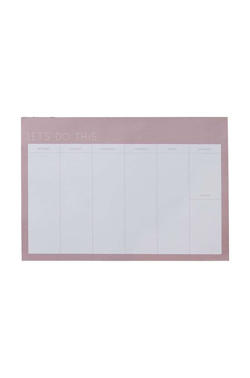 Design Letters planificator saptamanal Weekly Planner