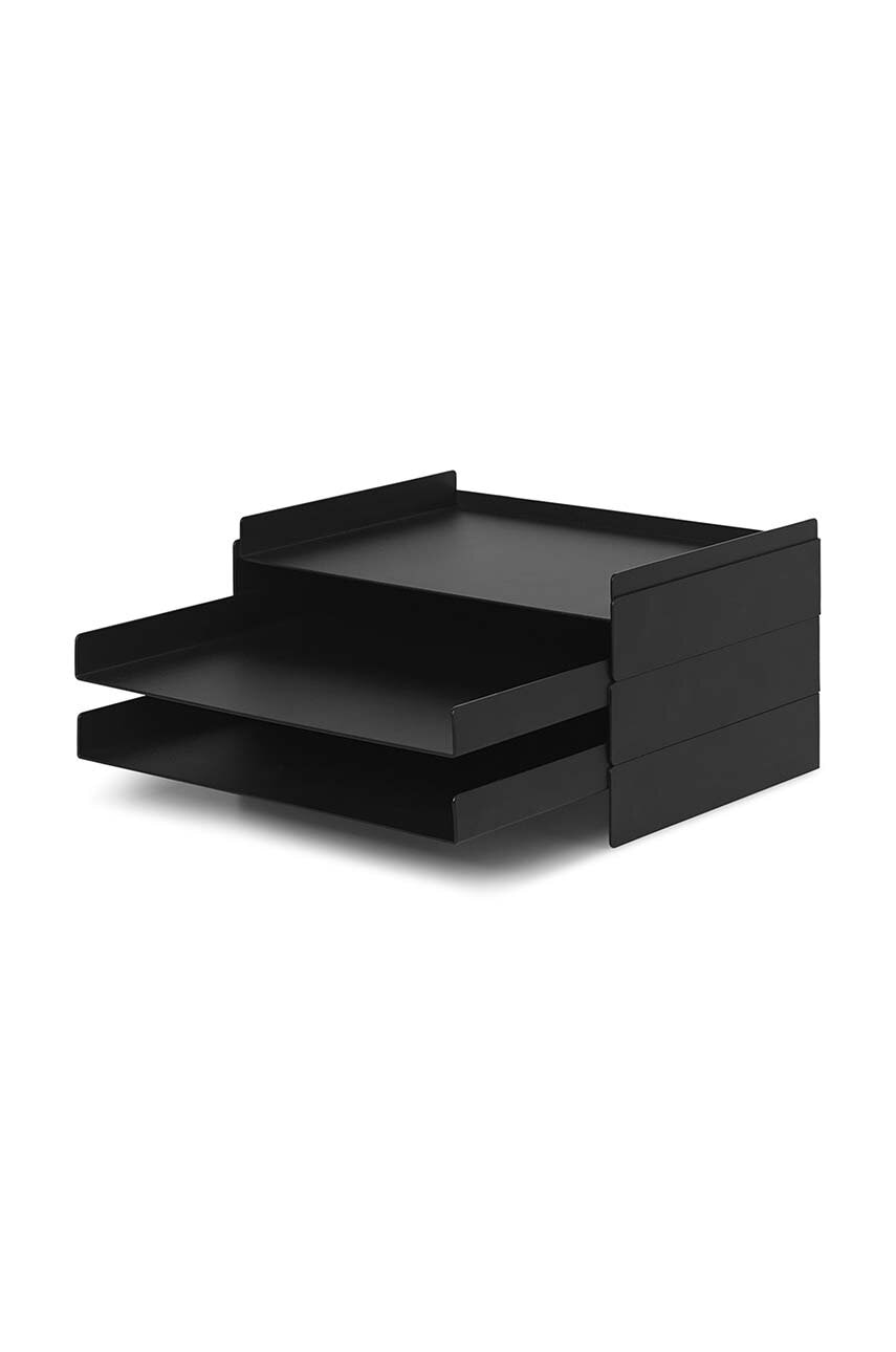 ferm LIVING organizator de birou Black