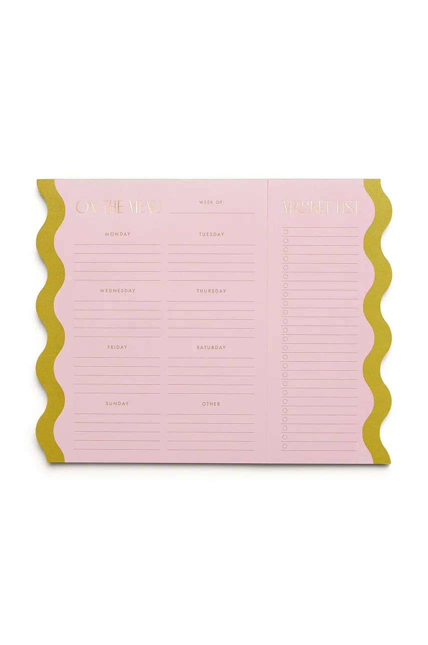 Designworks Ink planificator magnetic de mese Pink & Chartreuse