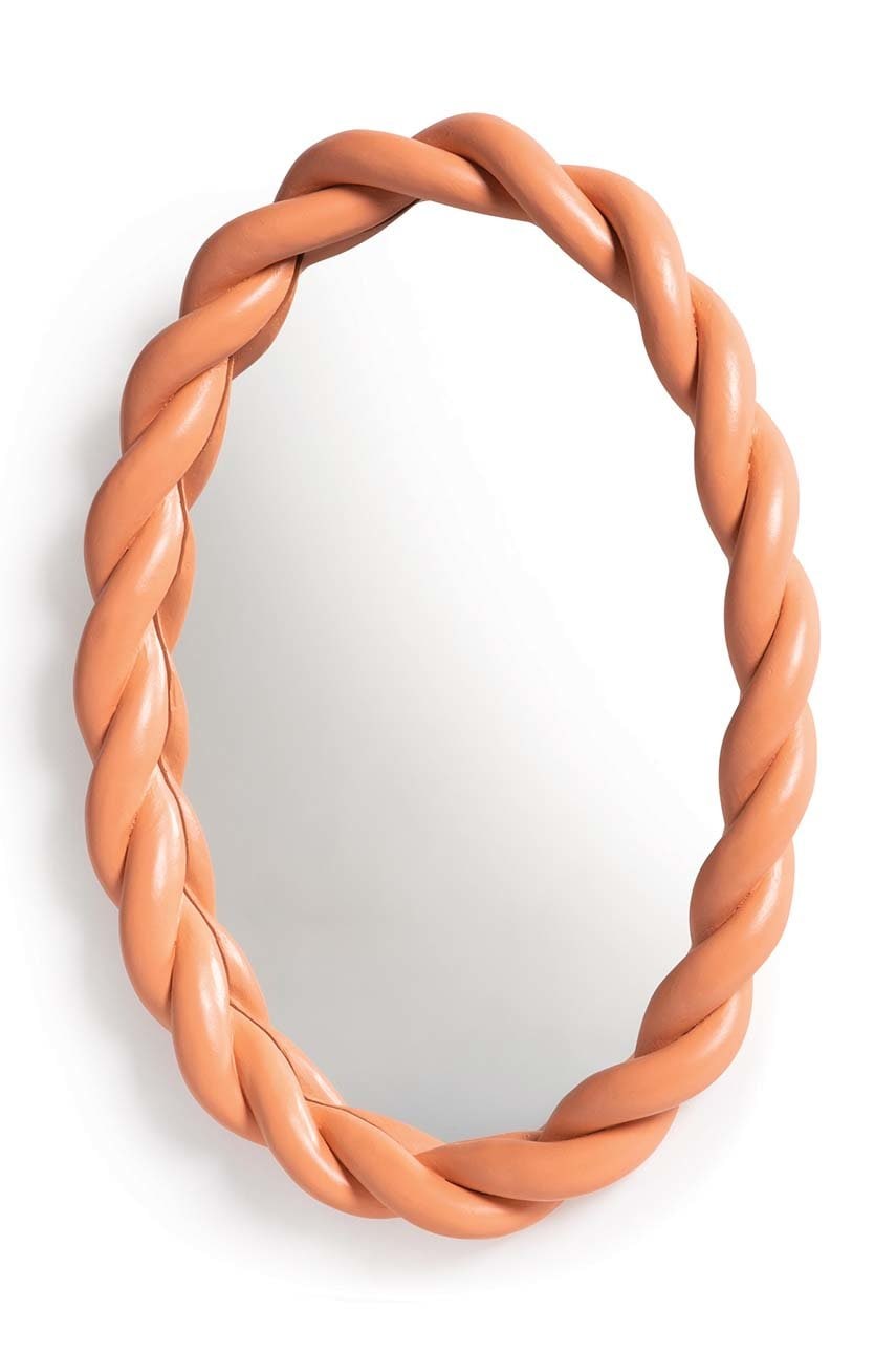 Levně &k amsterdam Zrcadélko Braid Oval