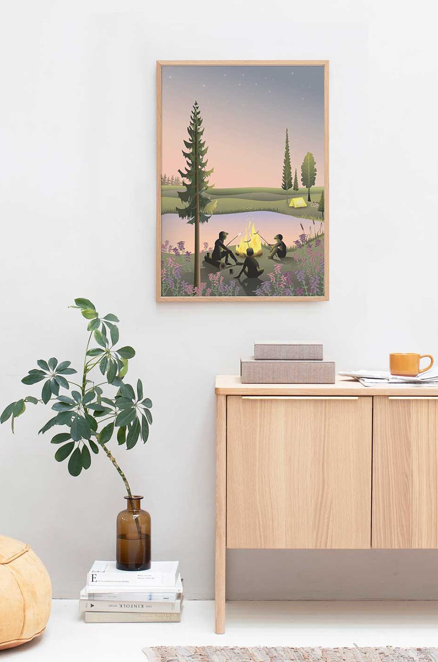 Vissevasse Αφίσα Campfire 50x70 cm φωτογραφία