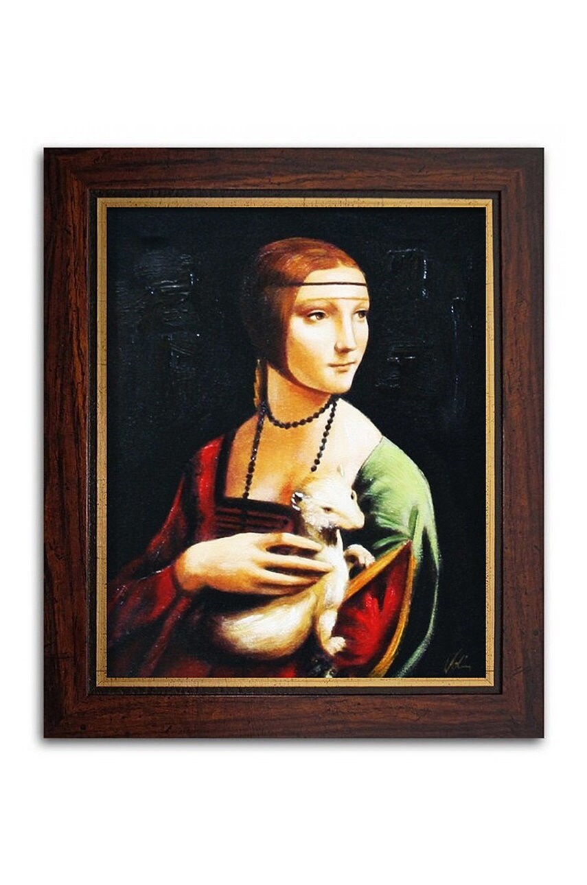 pictură în ulei înrămată