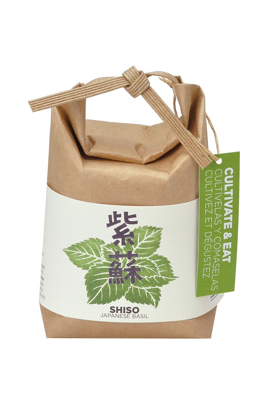 Noted set pentru cultivarea unei plante Cultivate & Eat - Shiso