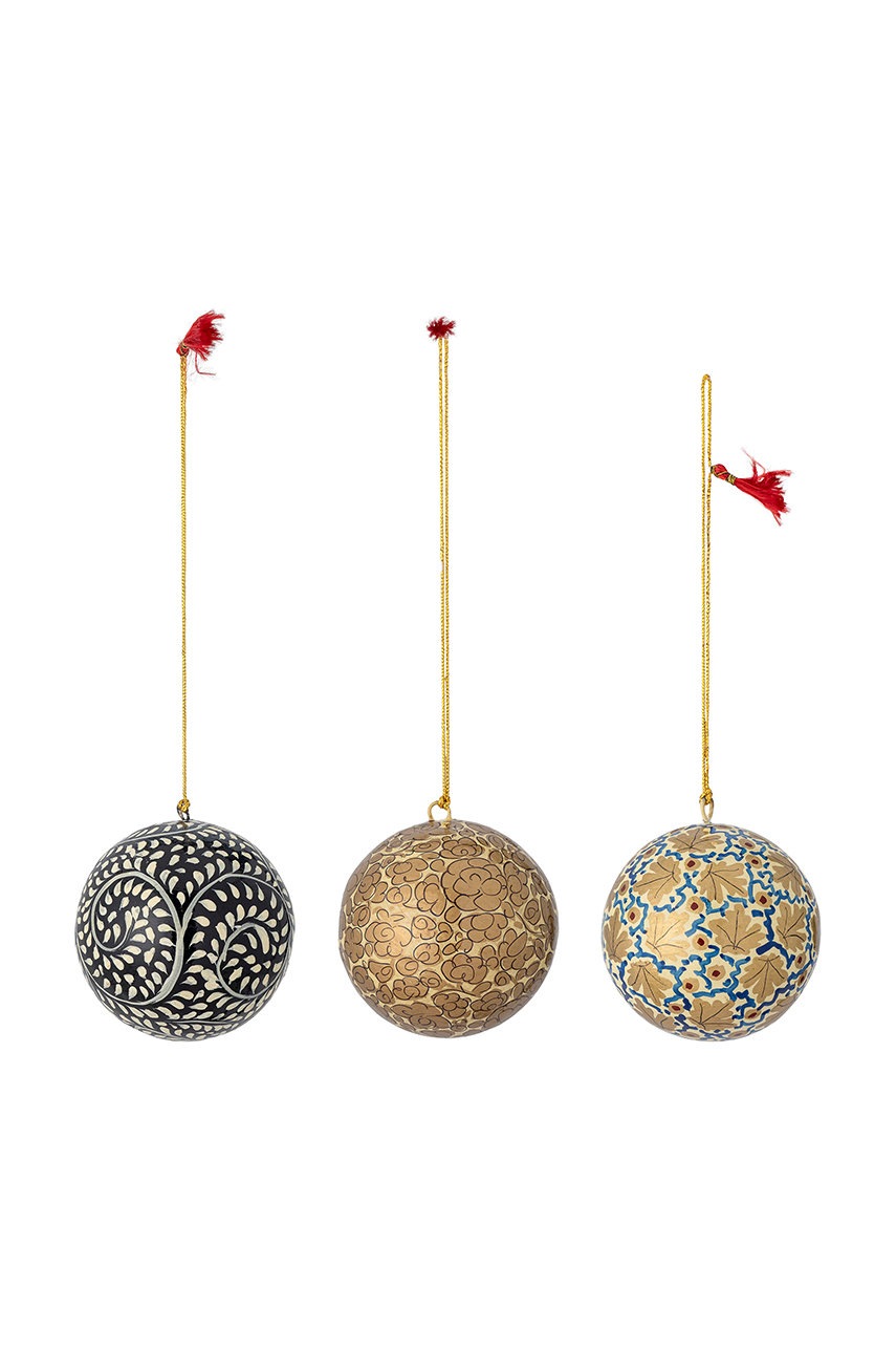 

Bloomingville набір ялинкових куль (3-pack)