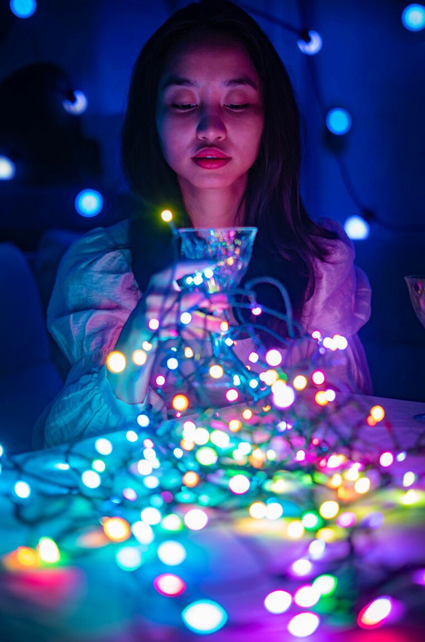 Inteligentní osvětlení vánočního stromku Twinkly 400 LED RGB+W 32mb (obrázek 6)