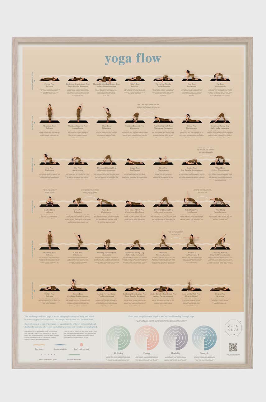 Luckies of London artă de perete yoga flow Accesorii imagine noua