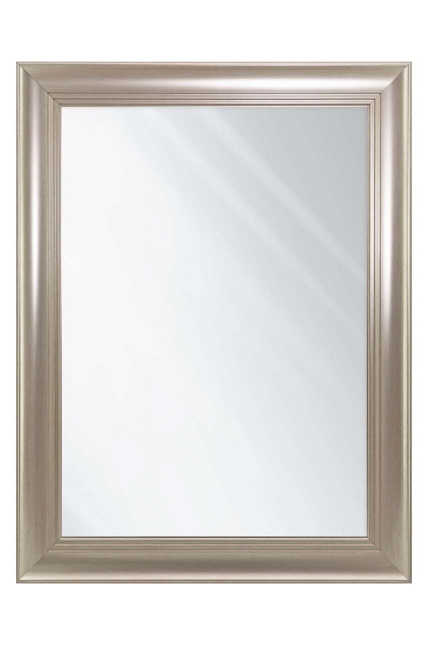 Nástěnné zrcadlo 50x70 cm - béžová -  Sklo