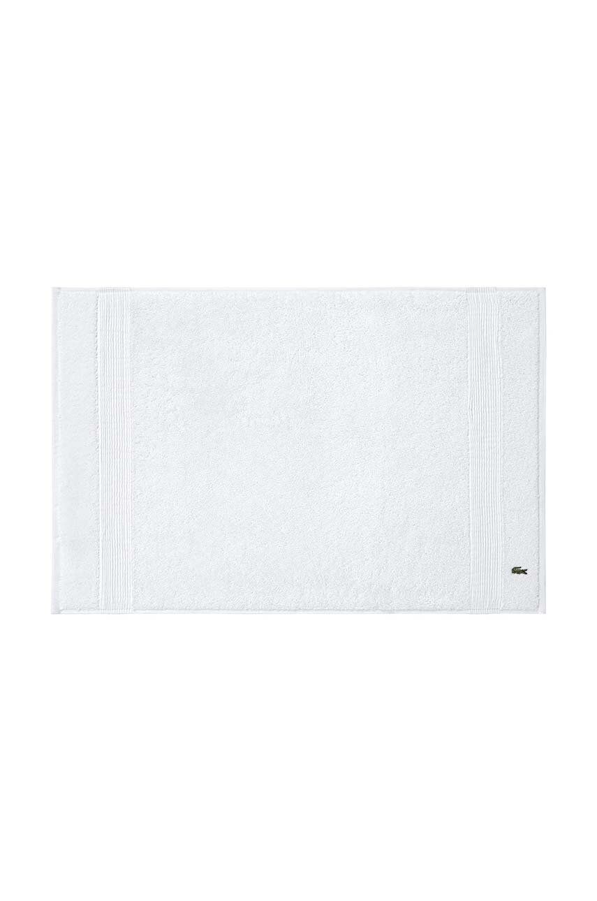 Ručník na podlahu Lacoste - bílá -  100 % Bavlna