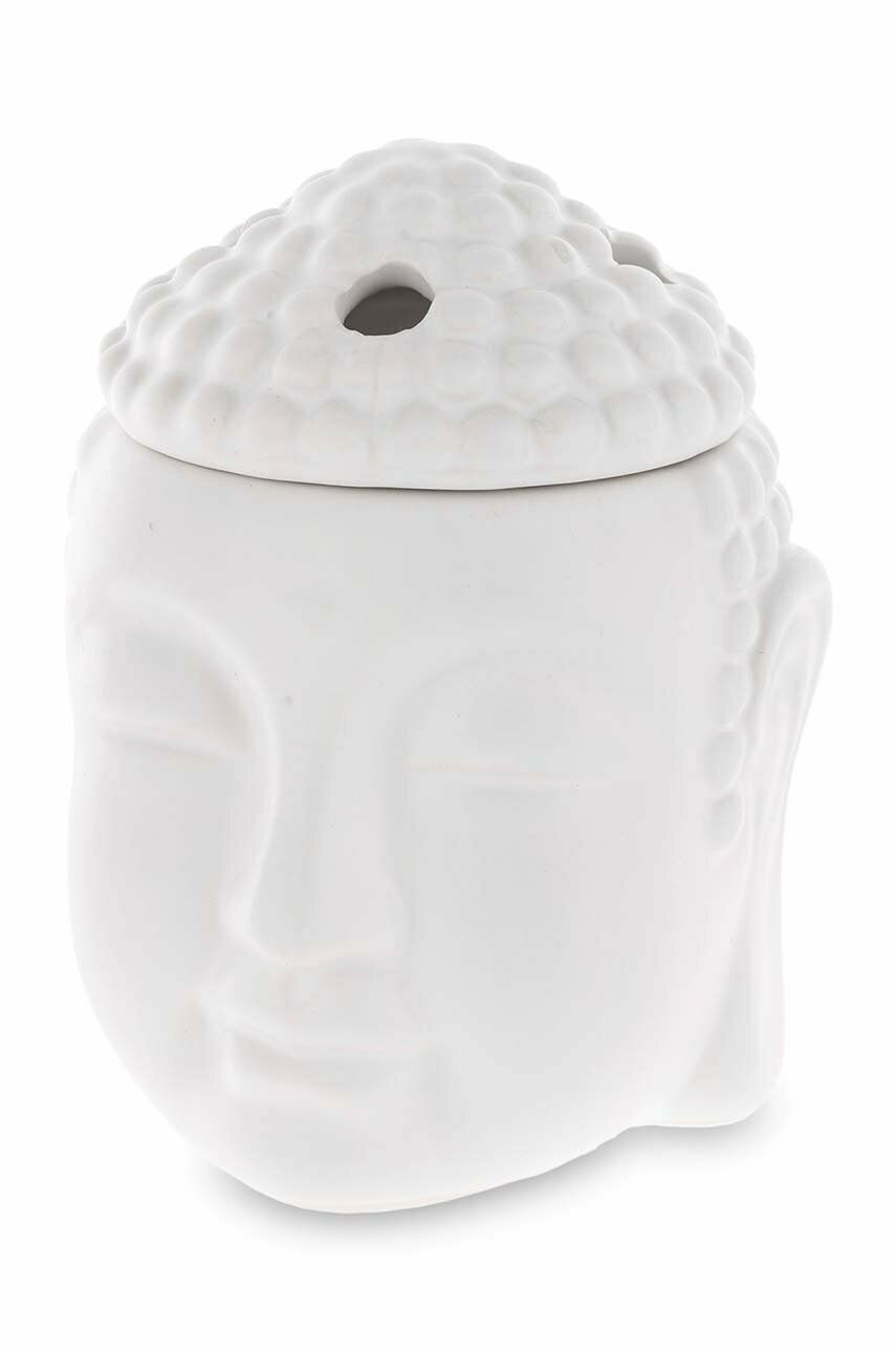 Aromaterapeutický krb - bílá -  Keramika