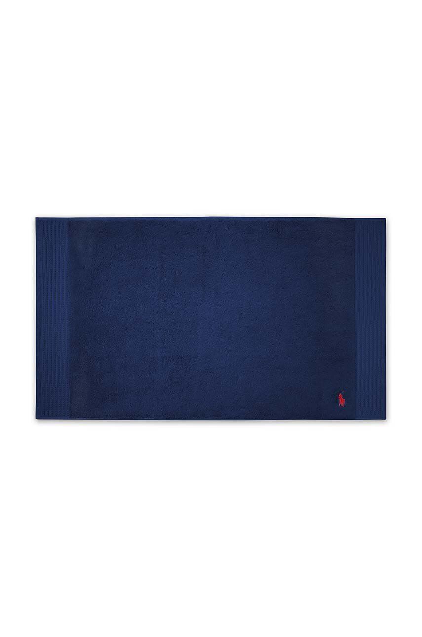 Ručník na podlahu Ralph Lauren Player Bath Mat - námořnická modř -  Bavlna