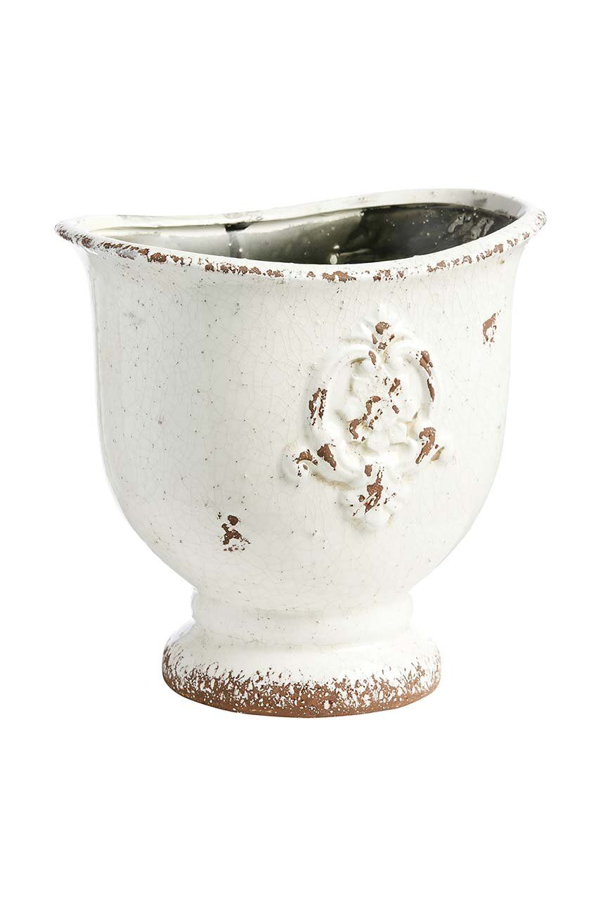 Květináč EJA - bílá -  Keramika