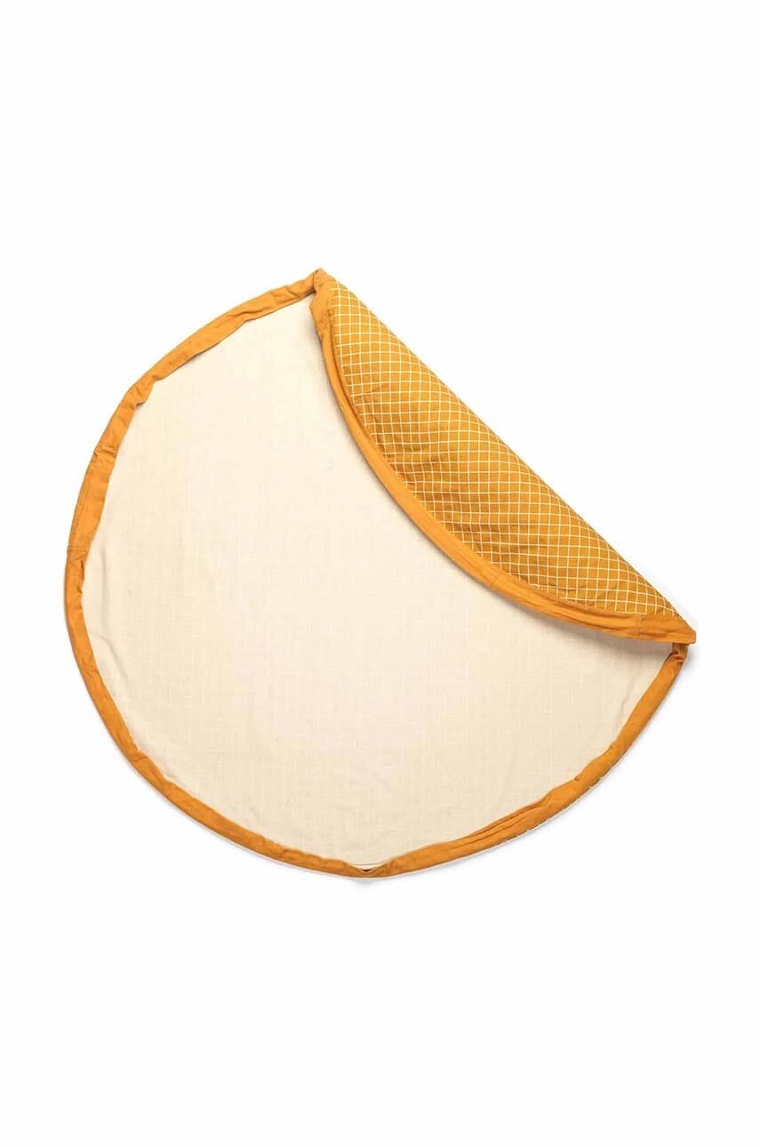 Podložka a taška na hračky Play & Go 2 w1 Soft Organic - oranžová -  100 % Organická bavlna