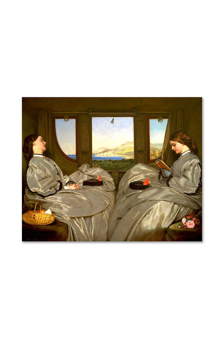 reproducere Augustus Leopold Egg, The Travelling Companions 50 x 40 cm