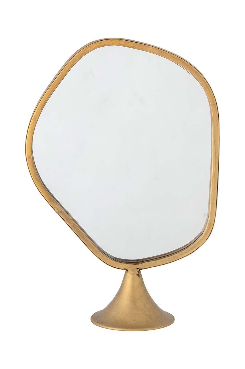 Koupelnové zrcadlo Bloomingville Ania - žlutá - Kov