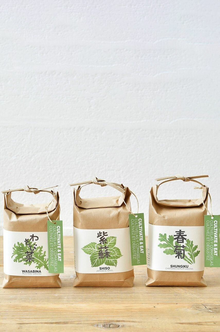 Σετ για την καλλιέργεια ενός φυτού Noted Yakumi, Shiso, Japanese Basil φωτογραφία
