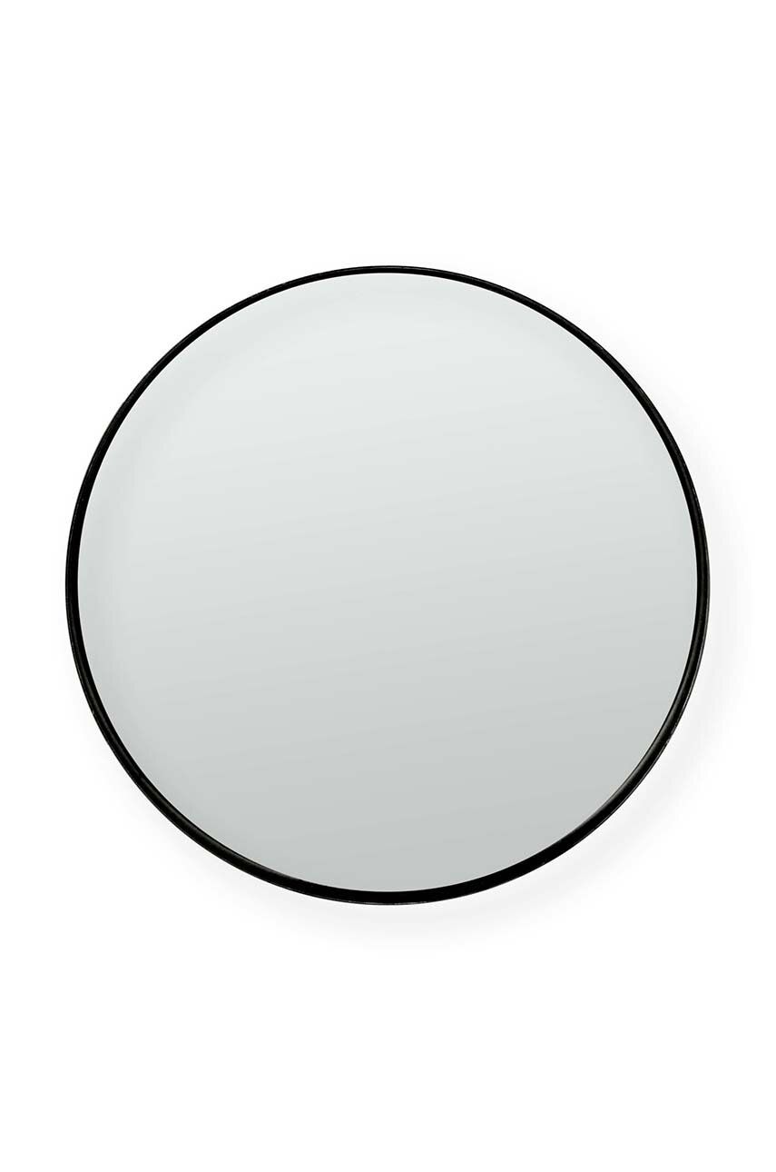 Nástěnné zrcadlo vtwonen 30 cm - černá - Kov