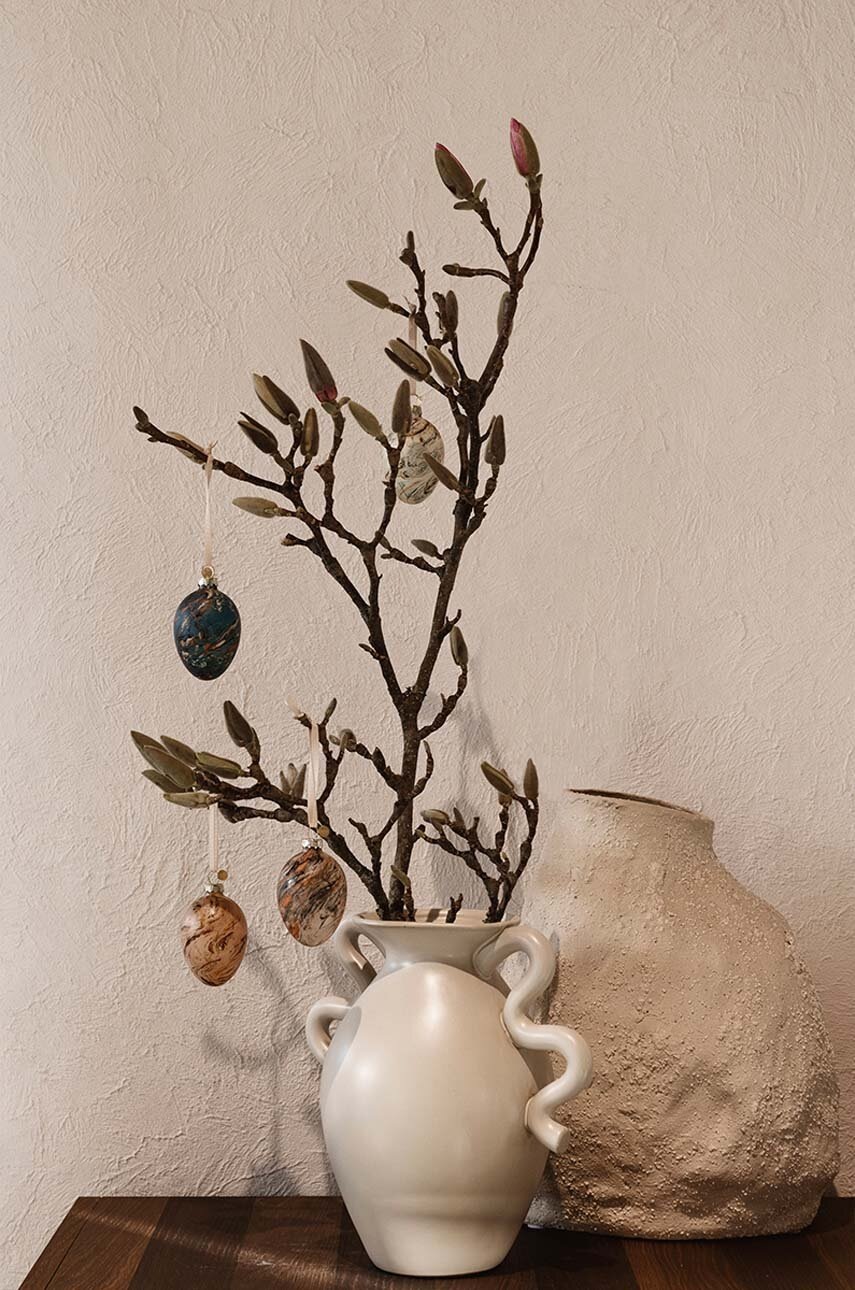 Χριστουγεννιάτικα στολίδια ferm LIVING Marble Easter Eggs 4-pack φωτογραφία