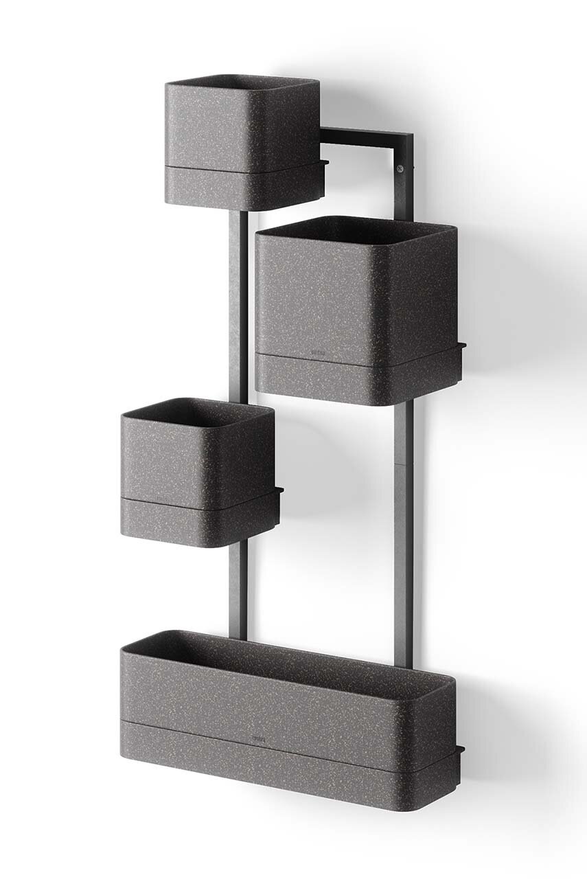 Sada nástěnných květináčů Umbra Cubiko 35,6 x 72,6 cm