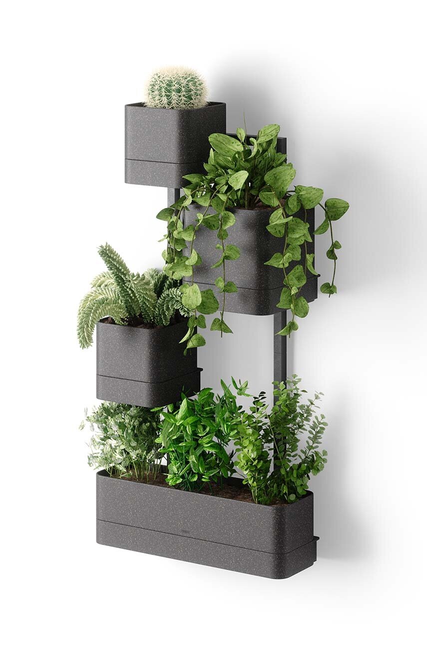 Σετ γλάστρες τοίχου Umbra Cubiko 35,6 x 72,6 cm φωτογραφία