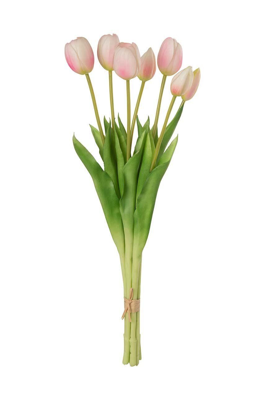 J-Line flori artificiale Bouquet Tulips 7-pack