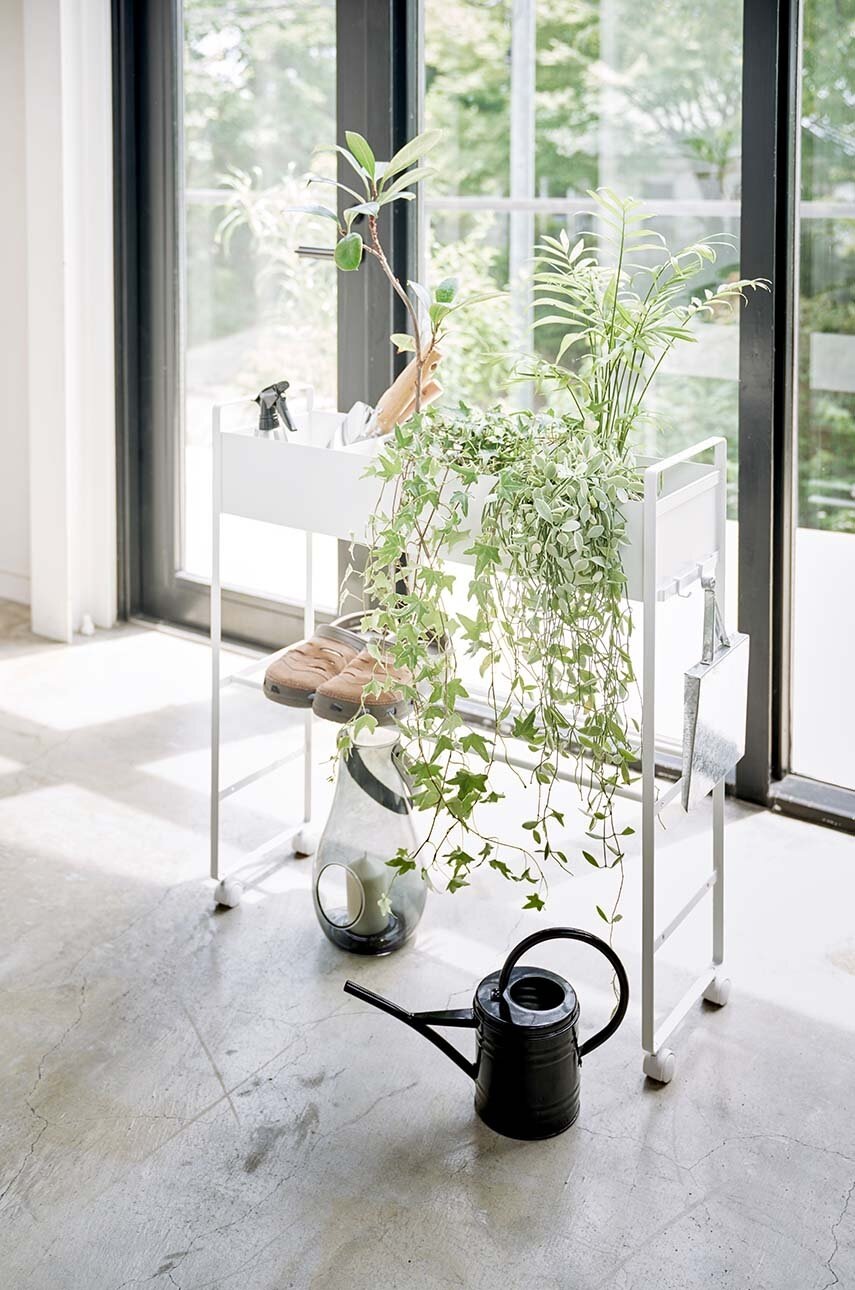 Κινητό καροτσάκι αποθήκευσης Yamazaki Tower φωτογραφία