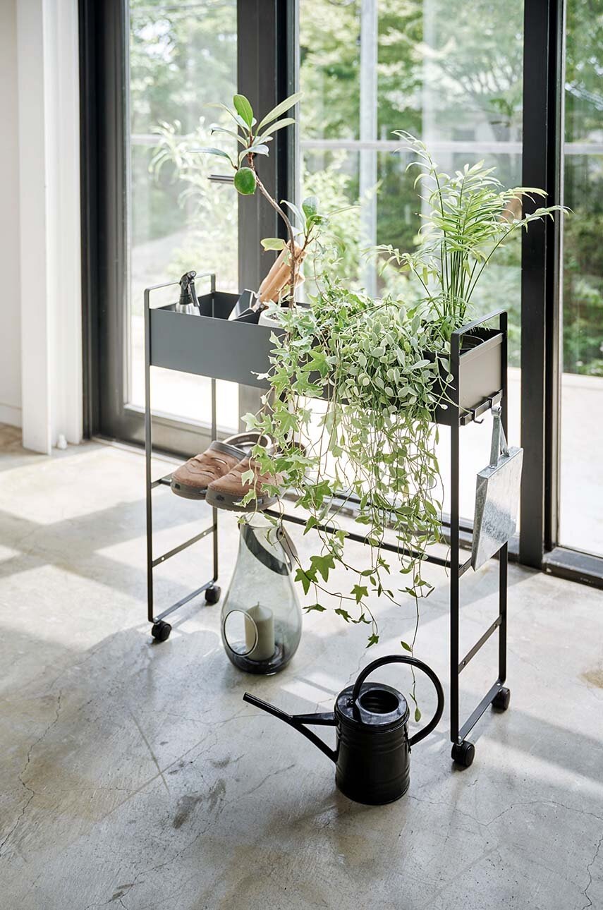 Κινητό καροτσάκι αποθήκευσης Yamazaki Tower φωτογραφία