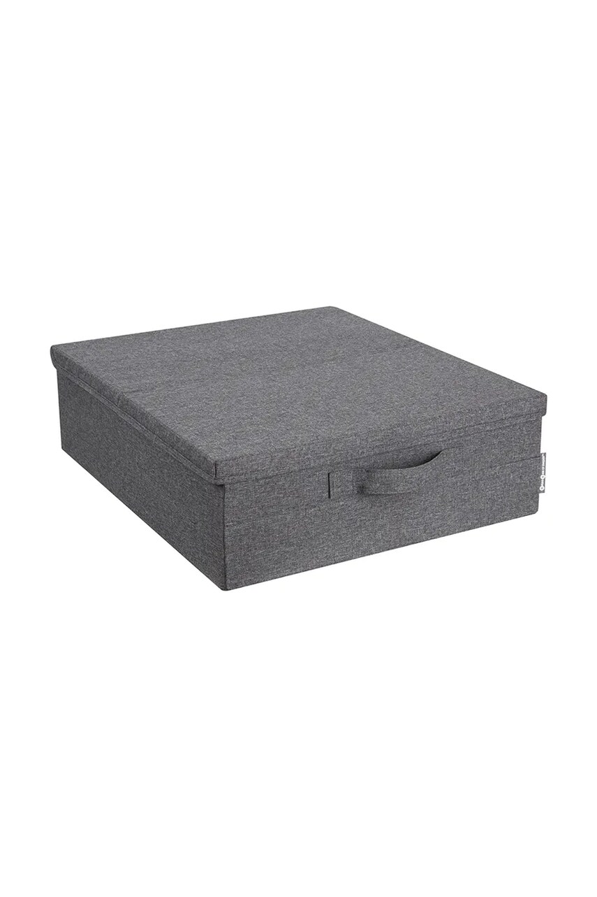 Levně Úložný box Bigso Box of Sweden šedá barva