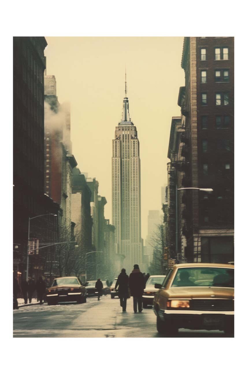 HARTMAN poster cu artă AI NY City 01 27,94 x 35,56 cm