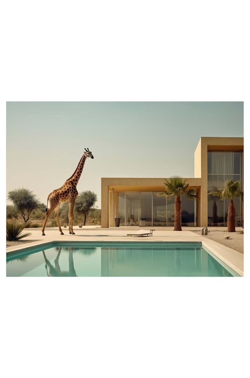 HARTMAN poster cu artă AI Urban Zoo 13 27,94 x 35,56 cm