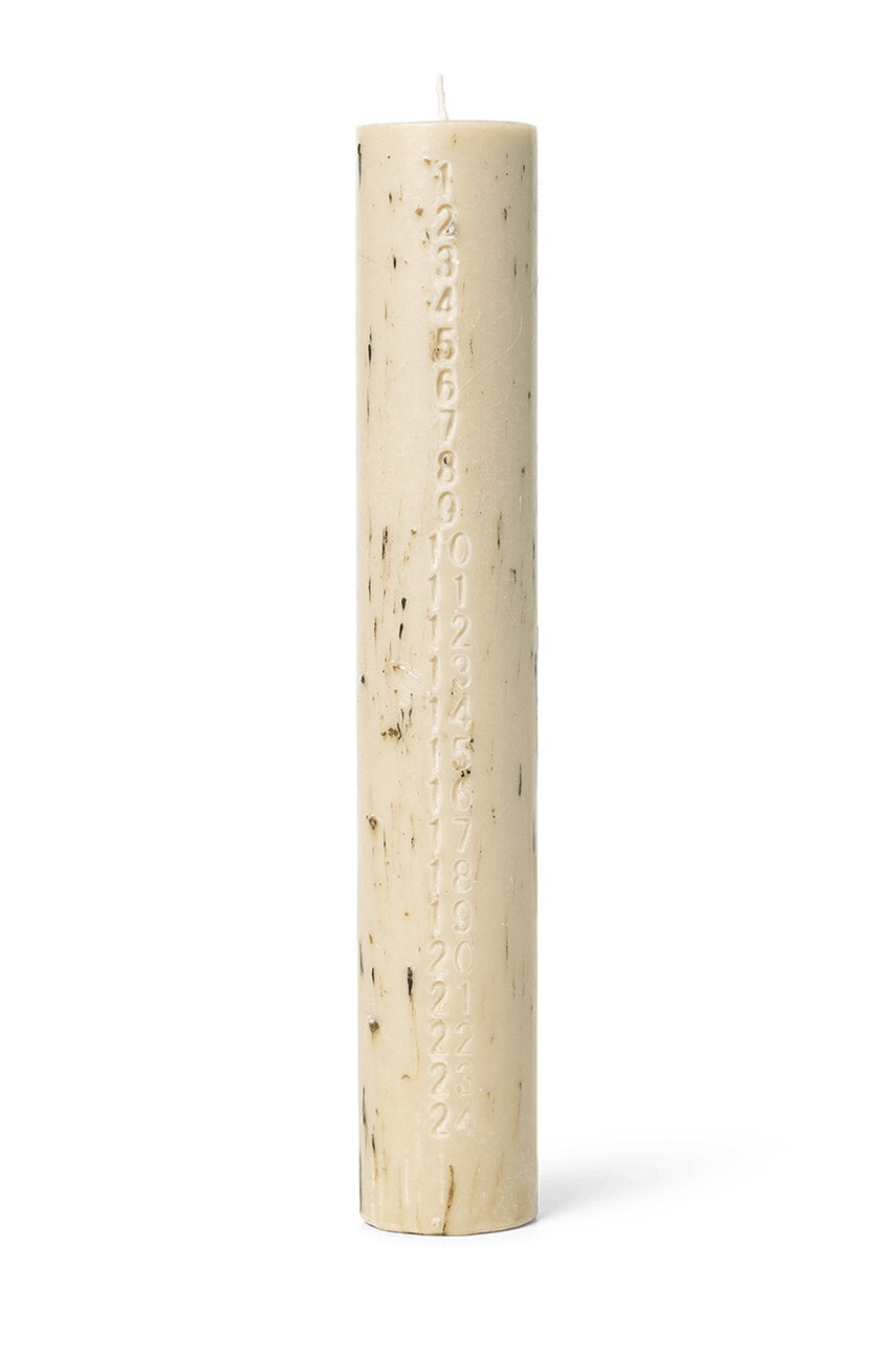 

Адвентна свещ ferm LIVING Mura Advent Candle, Бежов