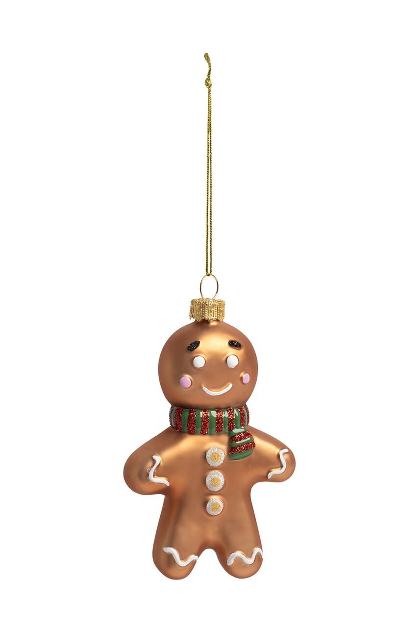 

Украса за елха &k amsterdam Ornament Gingerbread Green, Многоцветен