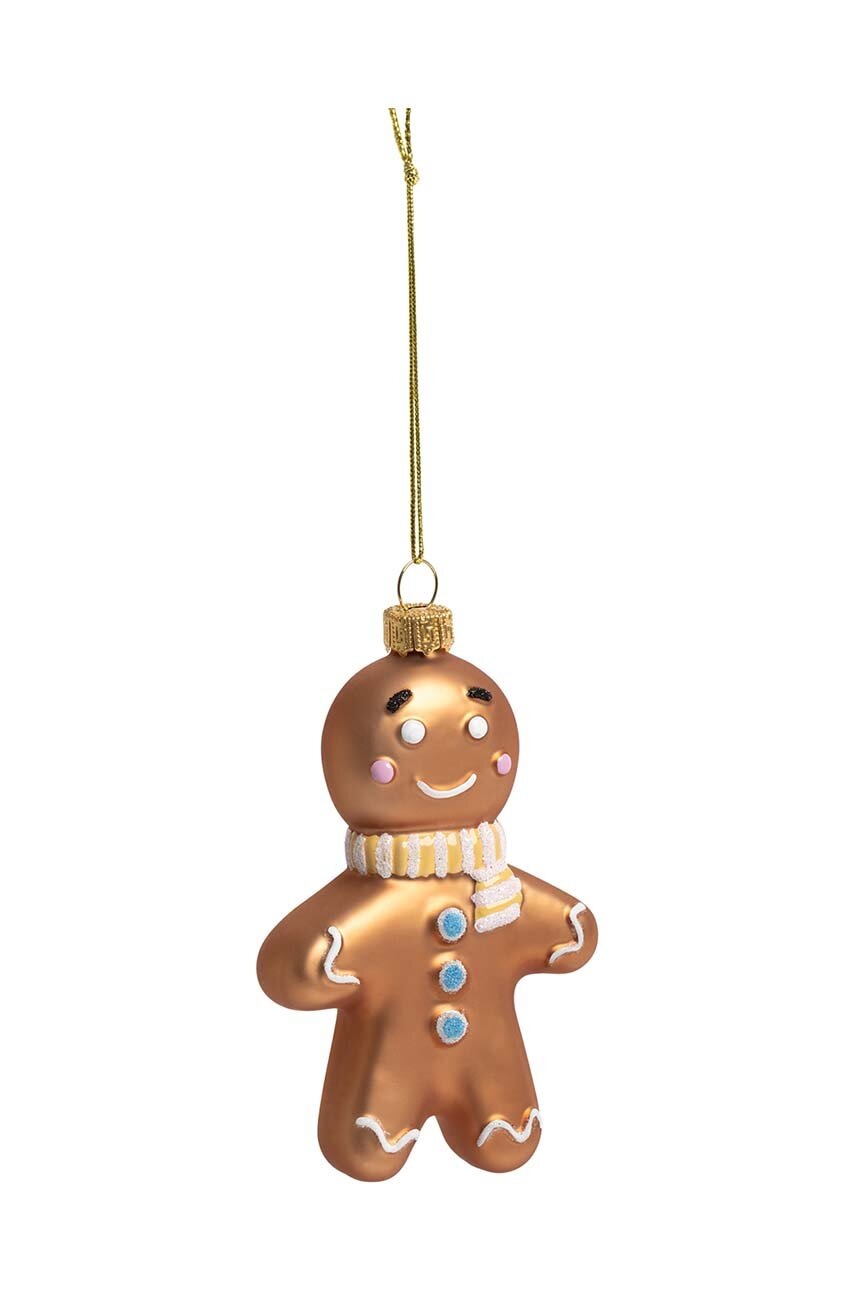

Украса за елха &k amsterdam Ornament Gingerbread Pink, Многоцветен