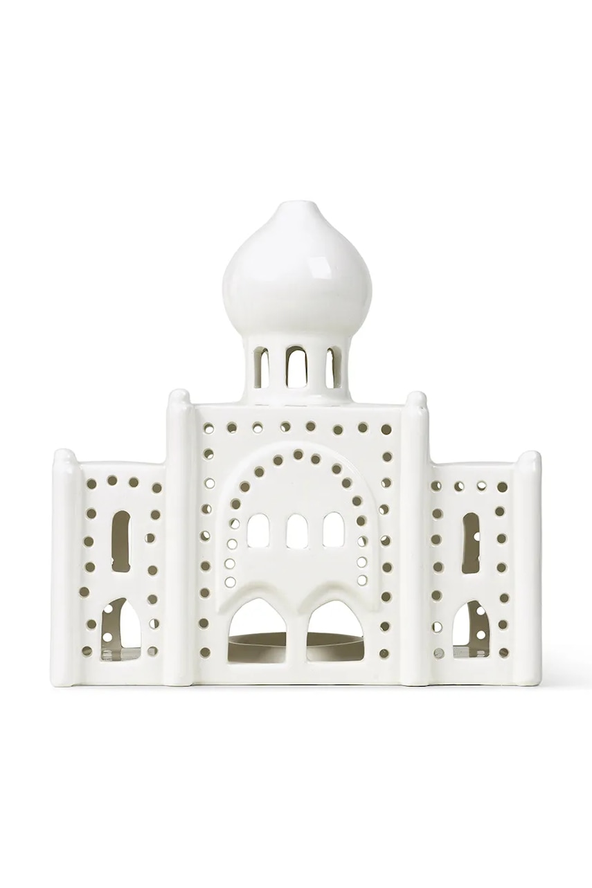 Kähler felinar Urbania Tivoli Nimb 17 cm culoarea alb