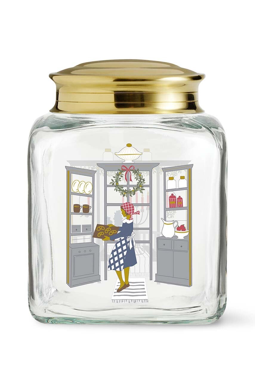 Holmegaard recipient cu capac Christmas Biscuit Jar Holmegaard recipient cu capac Christmas Biscuit Jar
