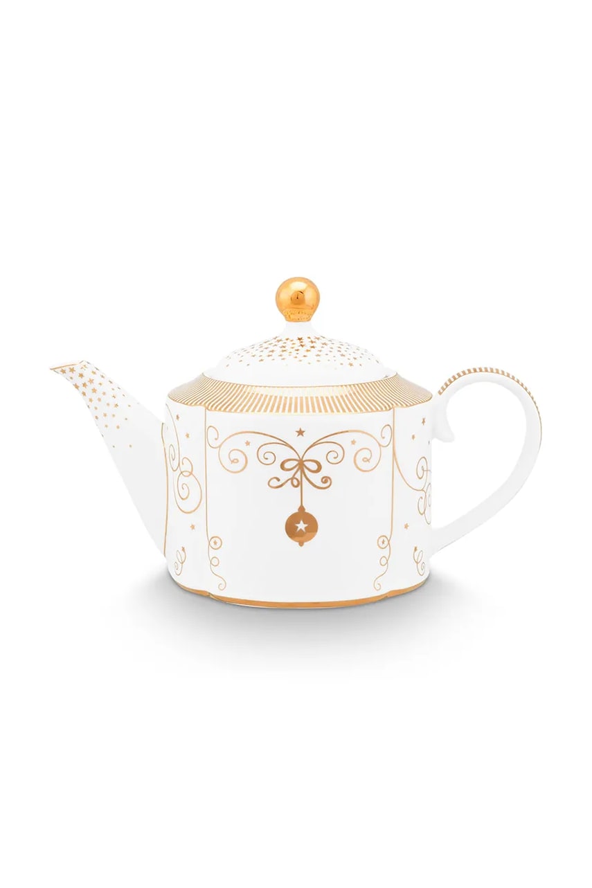 Pip Studio ceainic Royal Winter White 900 ml