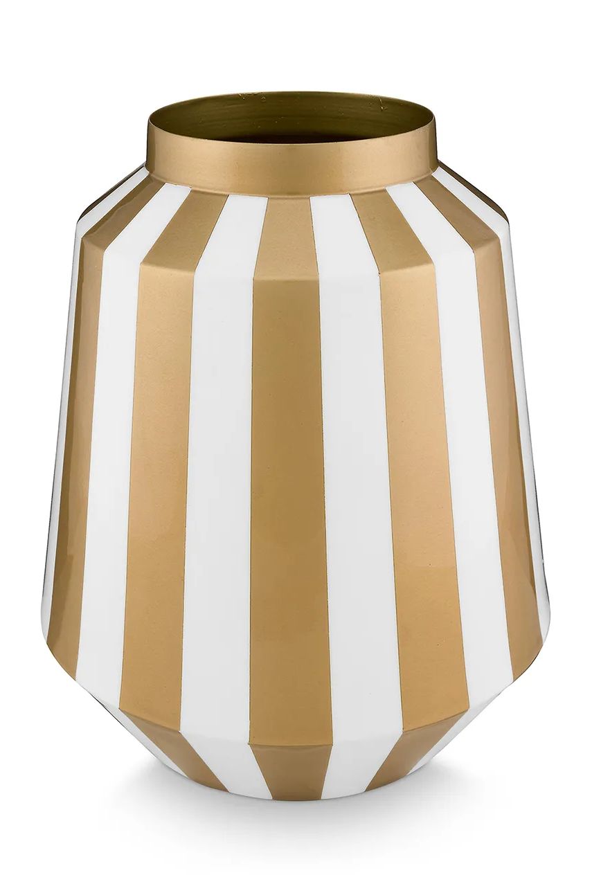 Pip Studio vaza decorativa Stripes White-Gold