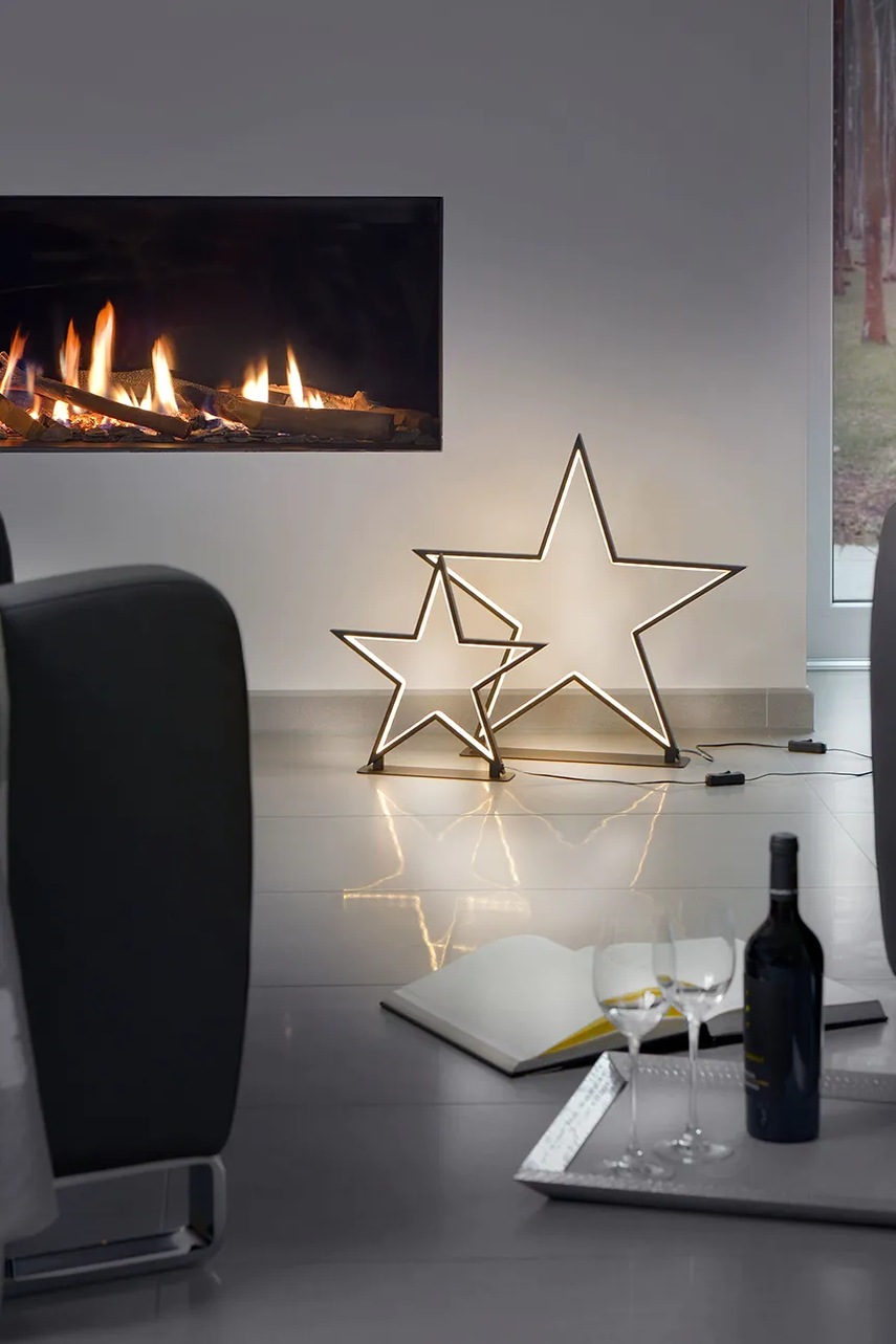 Led χριστουγεννιάτικη διακόσμηση Sompex Lucy χρώμα: μαύρο φωτογραφία