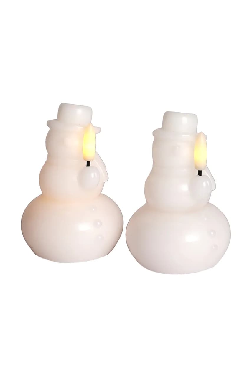 Sirius set de decorațiuni de crăciun cu led Eva Snemand 2-pack culoarea alb Sirius set de decorațiuni de crăciun cu led Eva Snemand 2-pack culoarea alb