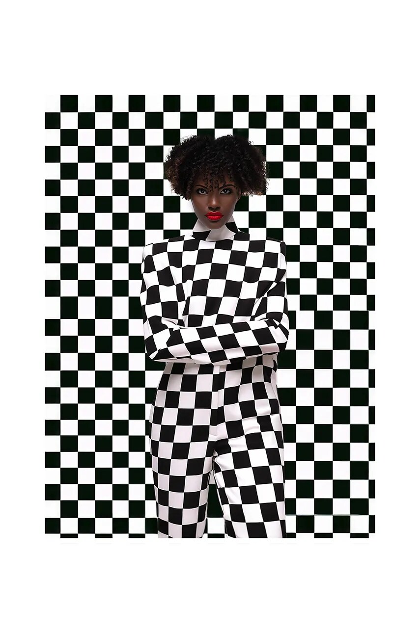 HARTMAN poster cu artă AI Black Magic Woman, 30 x 40 cm