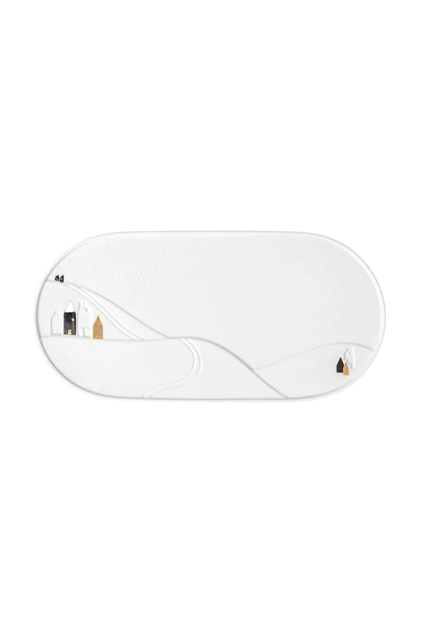 Levně Patrový tác Raeder 40 x 19 x 1 cm bílá barva