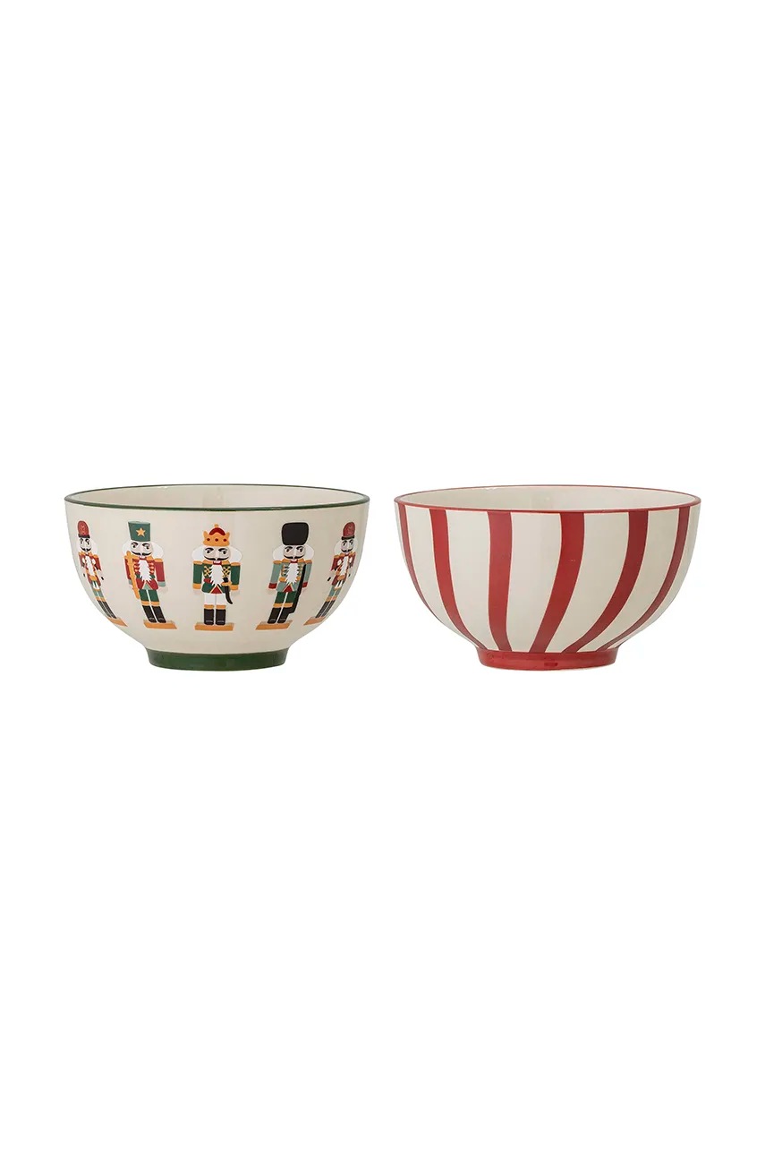 

Купа Bloomingville Jolly Bowl 500 ml (2 броя), Червен